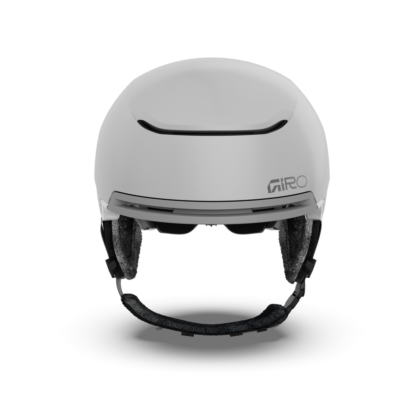 Schneehelm, Helm für Skifahren, verstellbares Band, Soft-Ear Polster, graues Helmet