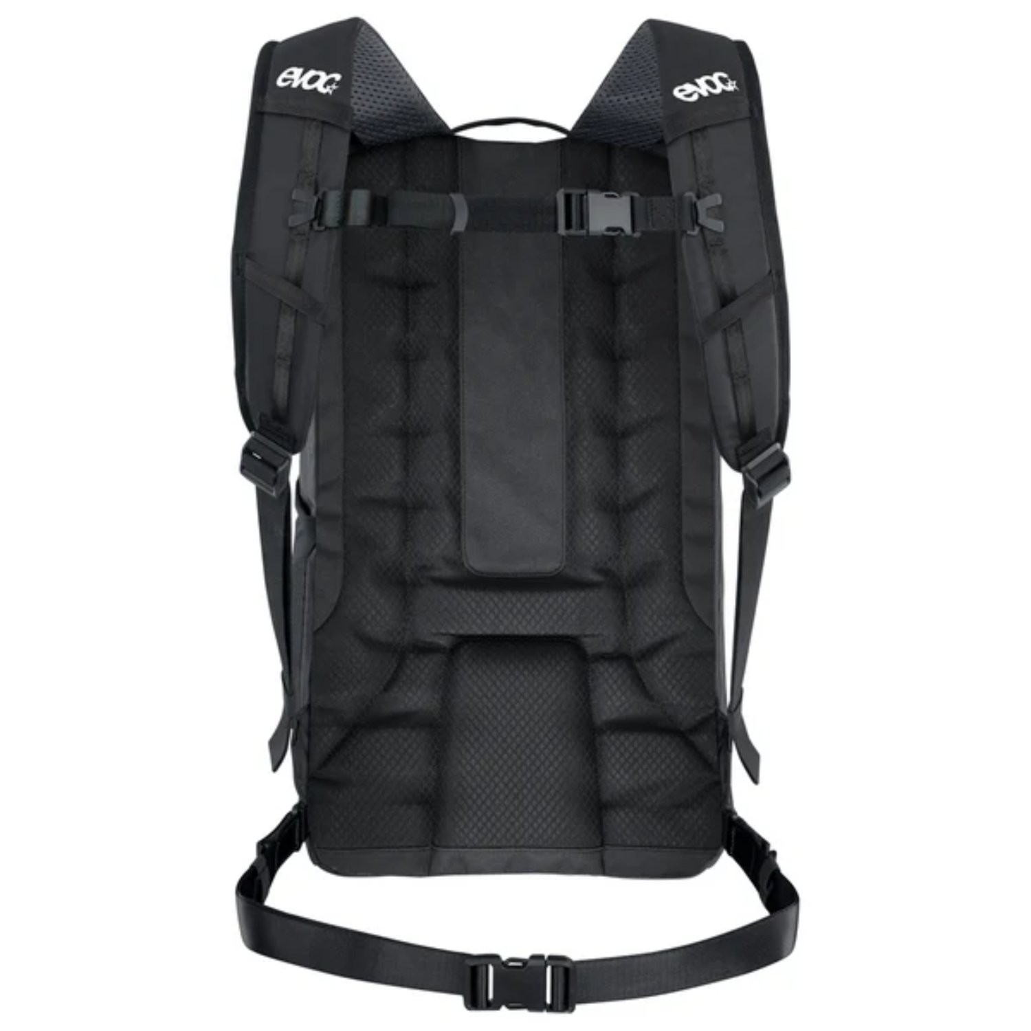 Rucksack, Backpack, Schwarz, Mesh-Polsterung, Brustgurt