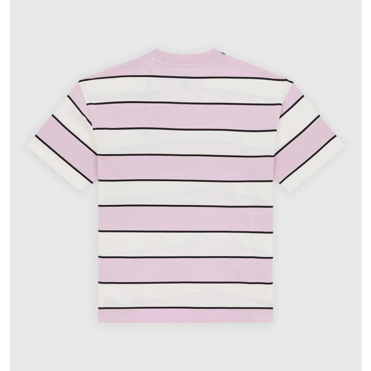 T-Shirt, Streifen, Rosa, Kurzarm, Baumwolle