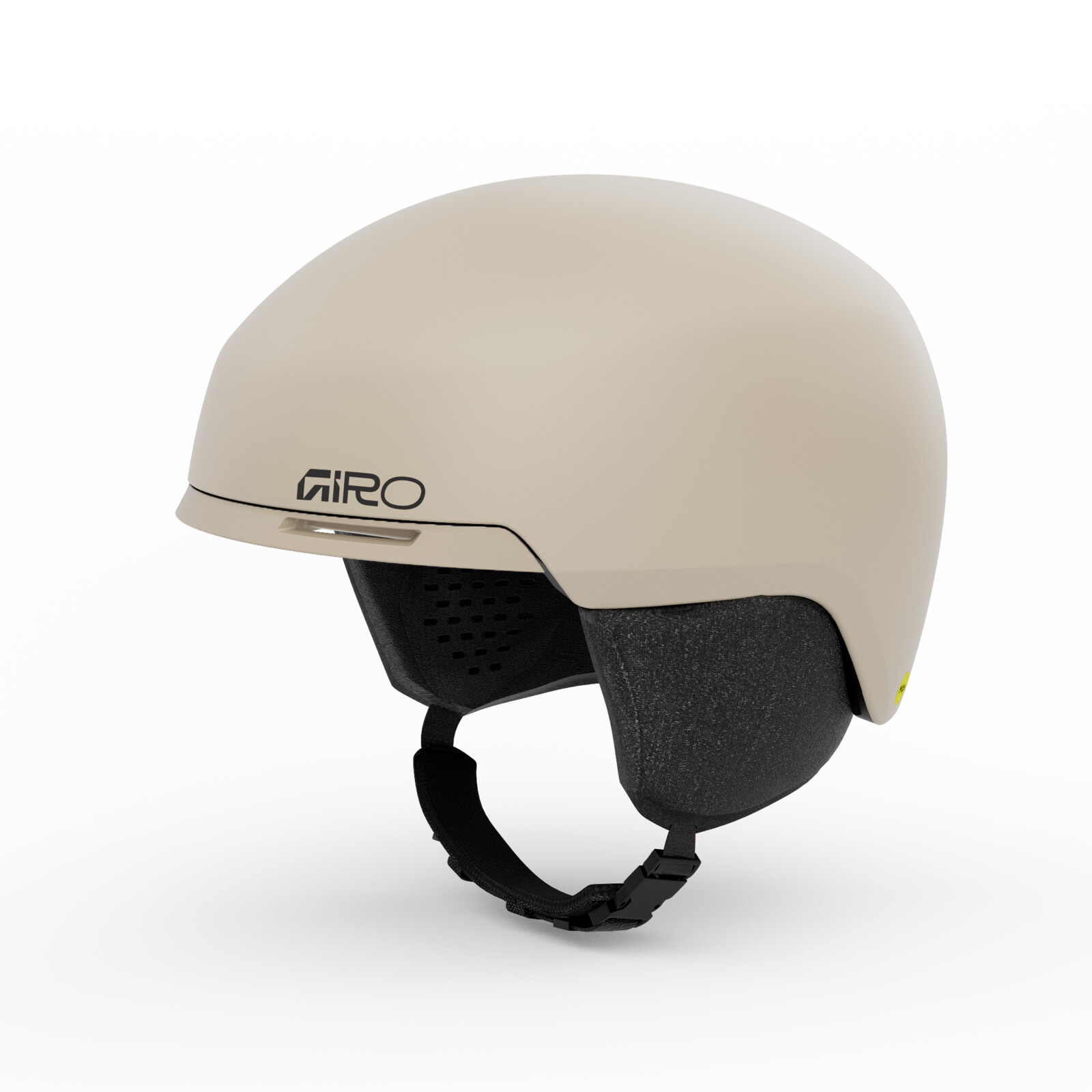 Taggert MIPS skihelm, offen-face, beige, Schaumohren, Gurthelmet