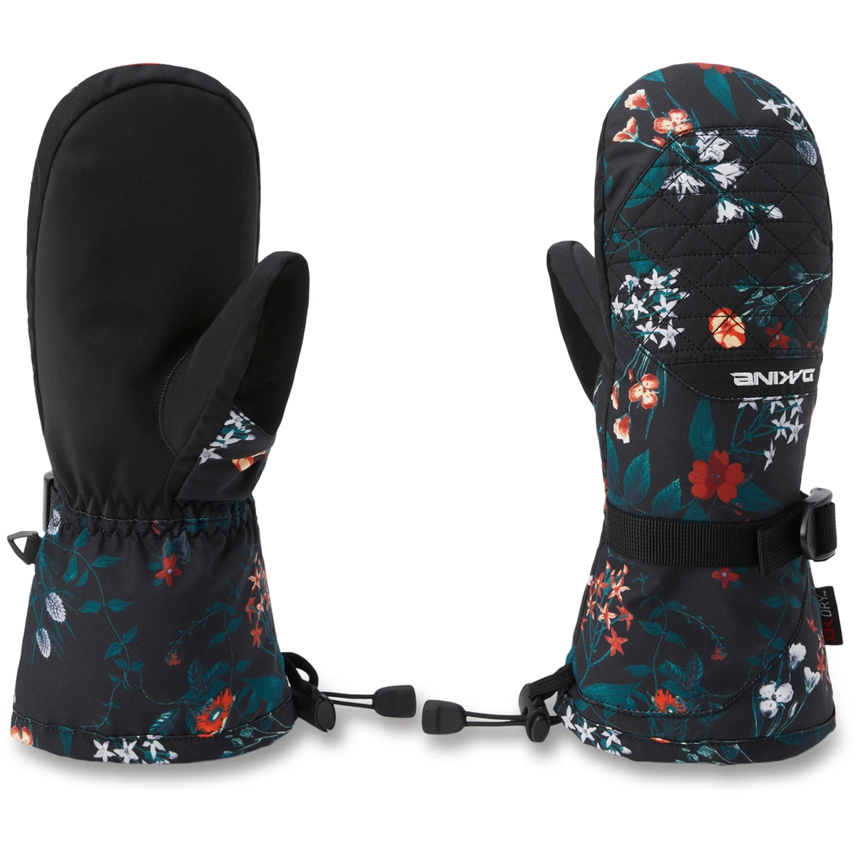 Winterhandschuhe, Mikrofaser, Blumenmuster, Kletterhand?, Stoffmutter