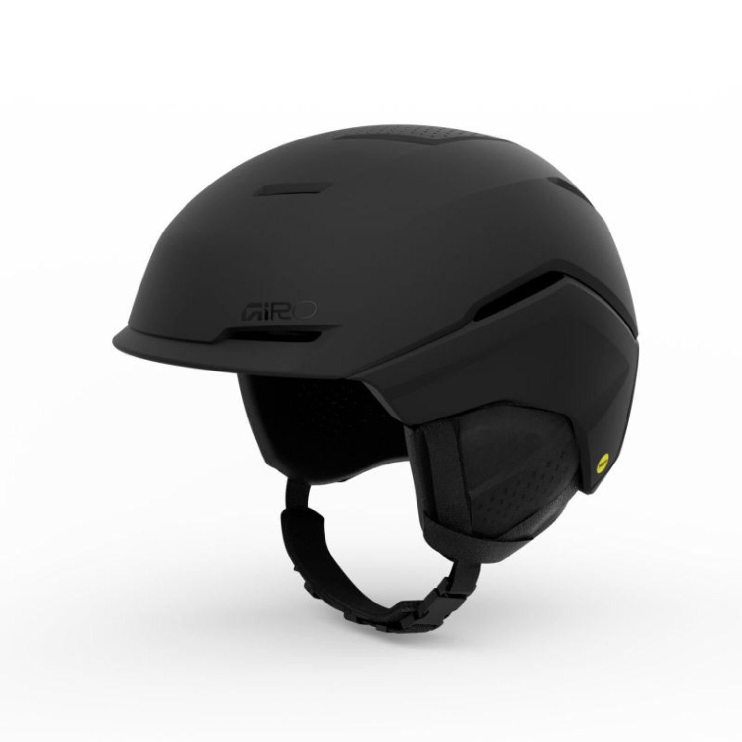 Tenet MIPS Helmet Skihut, schwarzer Helm, belüfteter Helm, verstellbares Gurtband, gepaddete Ohren