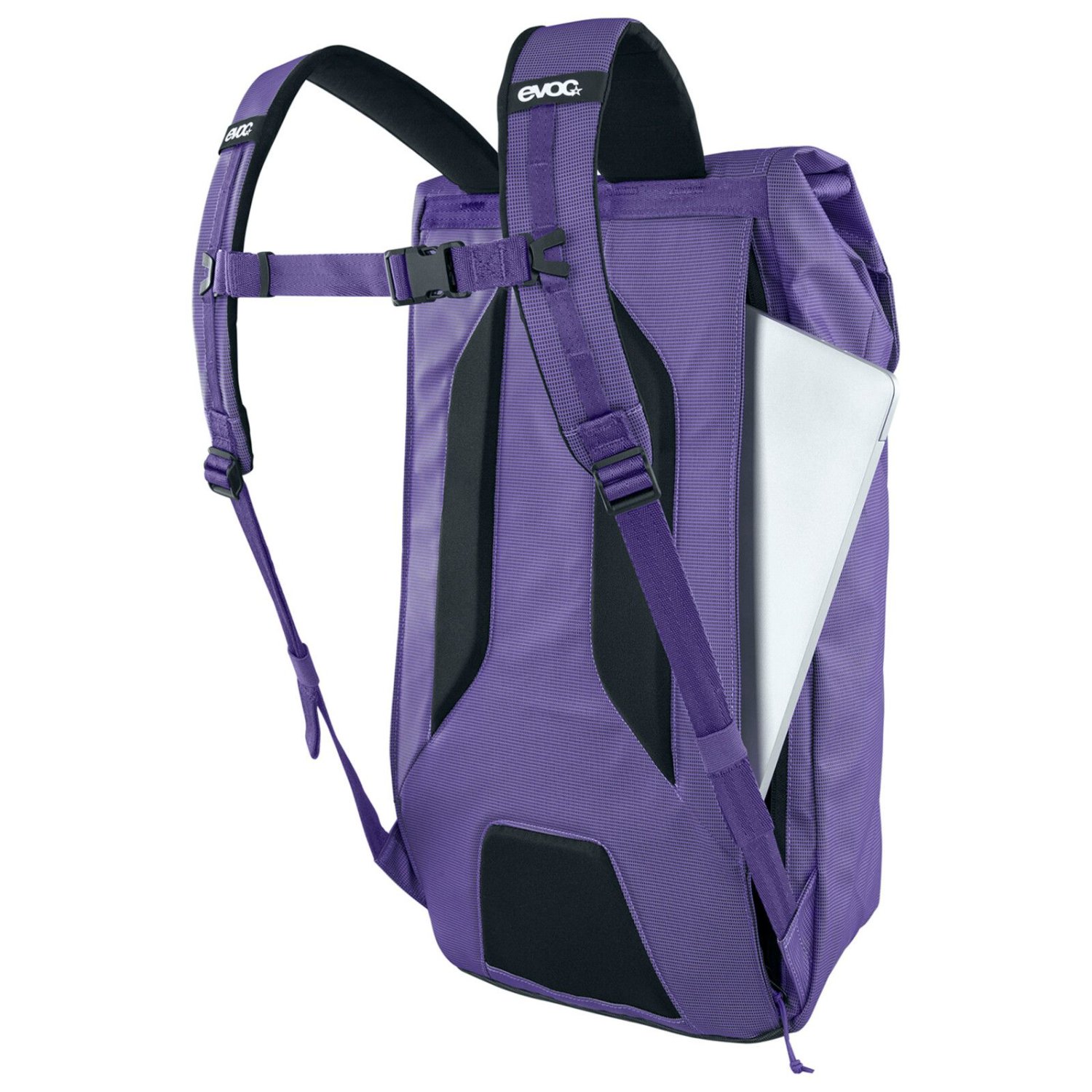 Duffle Backpack 16L Rucksack, Schulrucksack, Laptopfach, Purple, Tragegurte