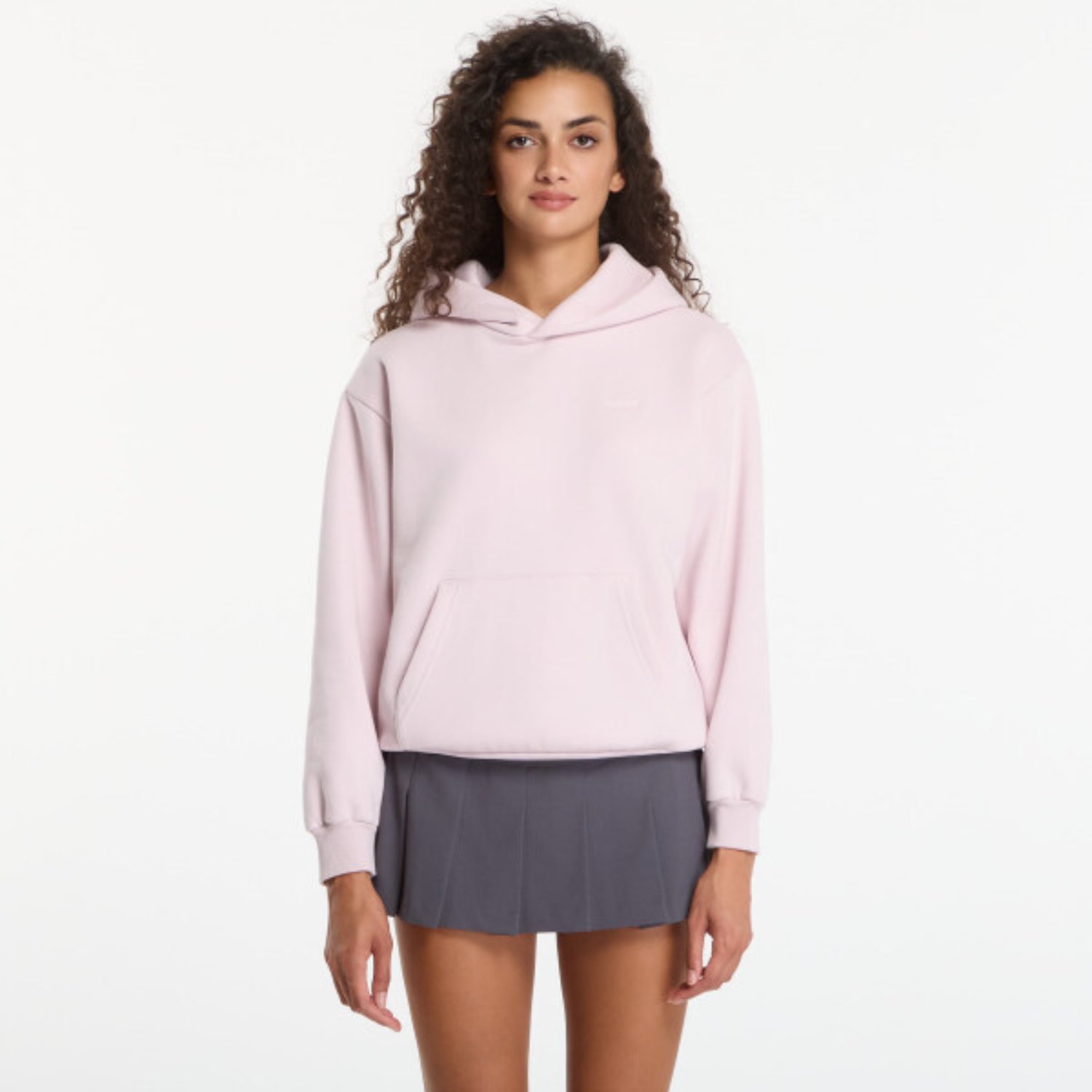 Salton Pullover Hoodie, Pullover, Pastellrosa, Kangaroo-Tasche, Knopflose