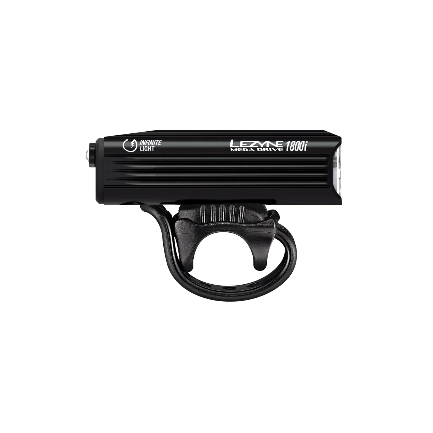 Fahrrad-Frontlicht, LED-Lampe, Lenkerhalterung, Schwarz, Akku-Beleuchtung