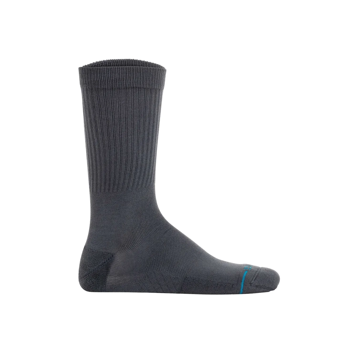 Socken, Kniestrumpf, Rippe, Kohäsion, Dunkelgrau