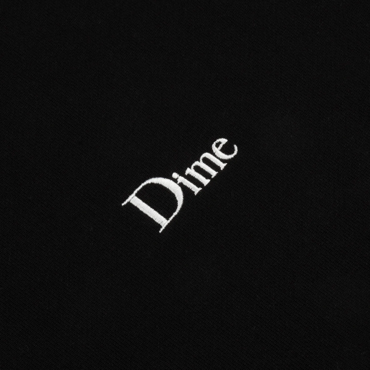Dime Classic Small Logo Hoodie Black, vue 2
