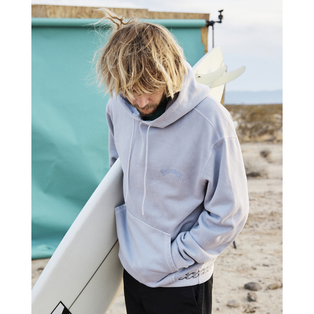 Wave Washed Pull Billabong Wave Washed Pull Washed Blue, vue 4