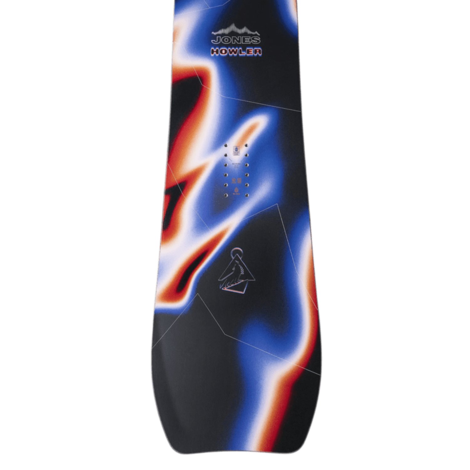 M'S Howler Snowboard, graphisme, motif, trous de fixation, carre souple