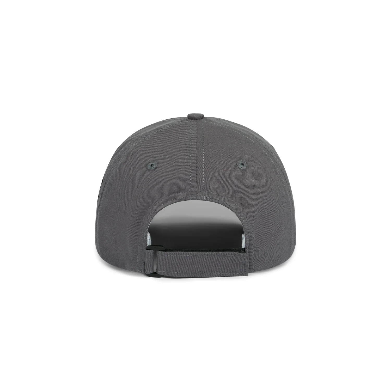 Casquette de baseball, gris foncé, sangle réglable, œillets d'aération