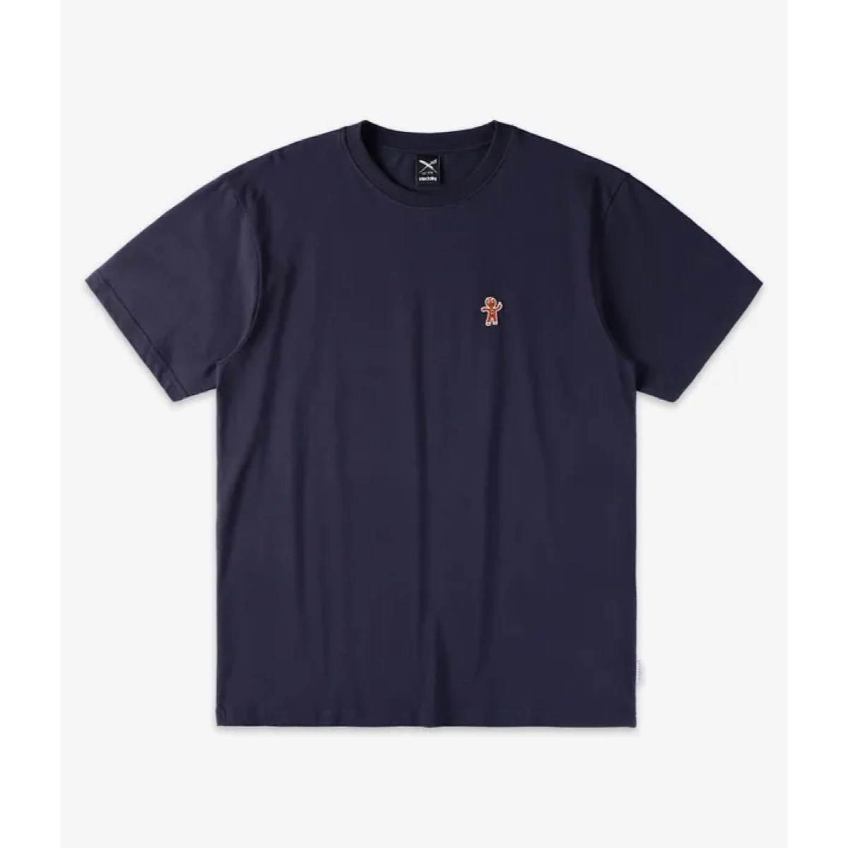 Cookieman Emb Tee T-shirt, bleu marine, manches courtes, logo guépard, uni
