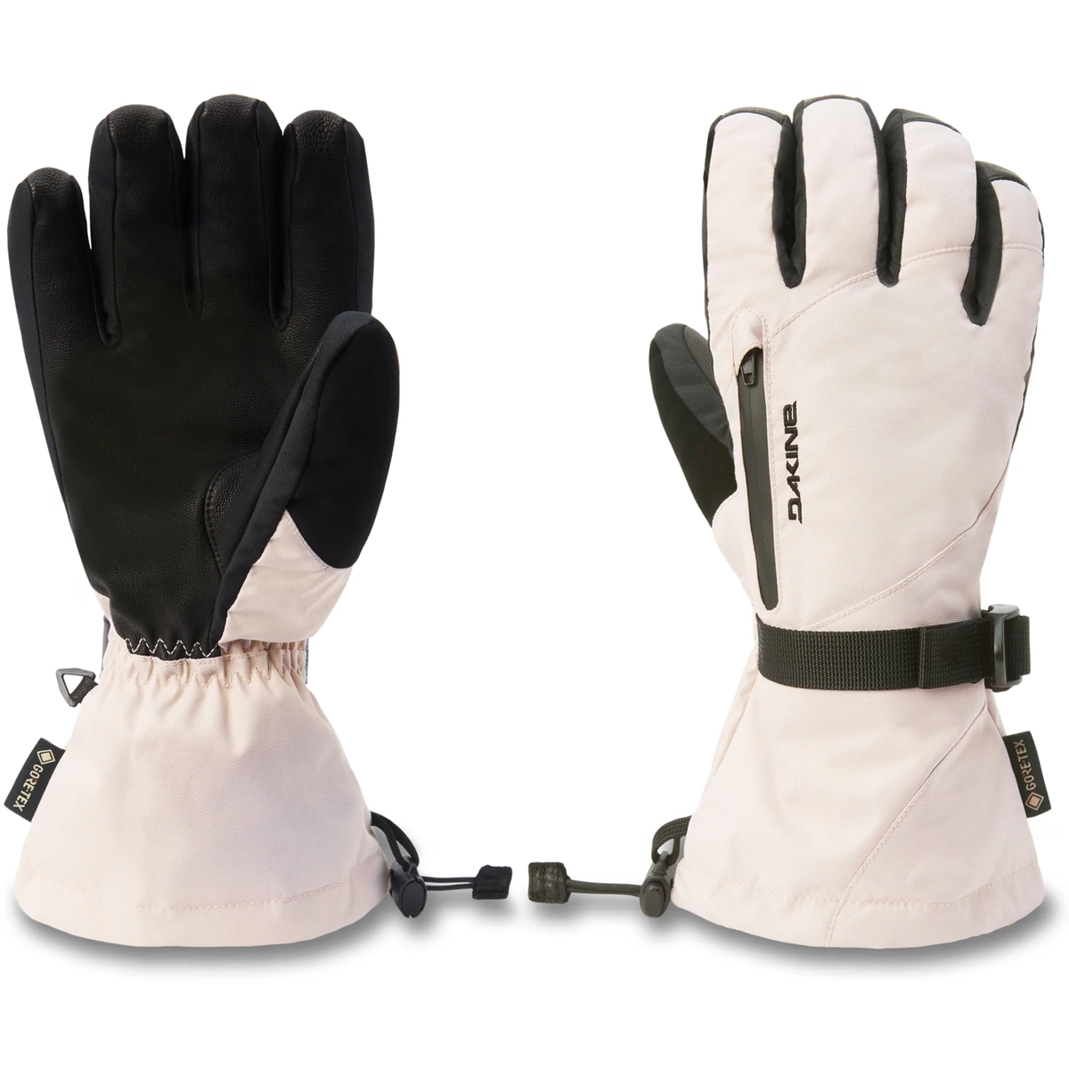 W Leather Sequoia Gtx Glv Winterhandschuhe, Jackenhandschuhe, Gesteppte Handschuhe, Schwarz/Beige, GORE-TEX