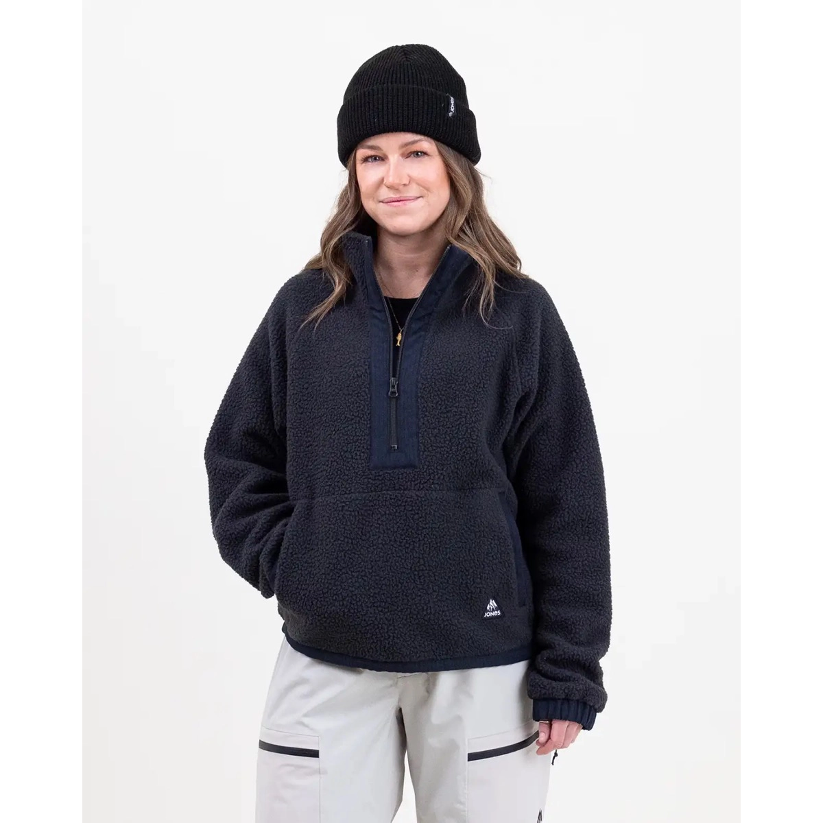 Campfire Rec Sherpa Pullover Jones Campfire Rec Sherpa Pullover Stealth Black, vue 2