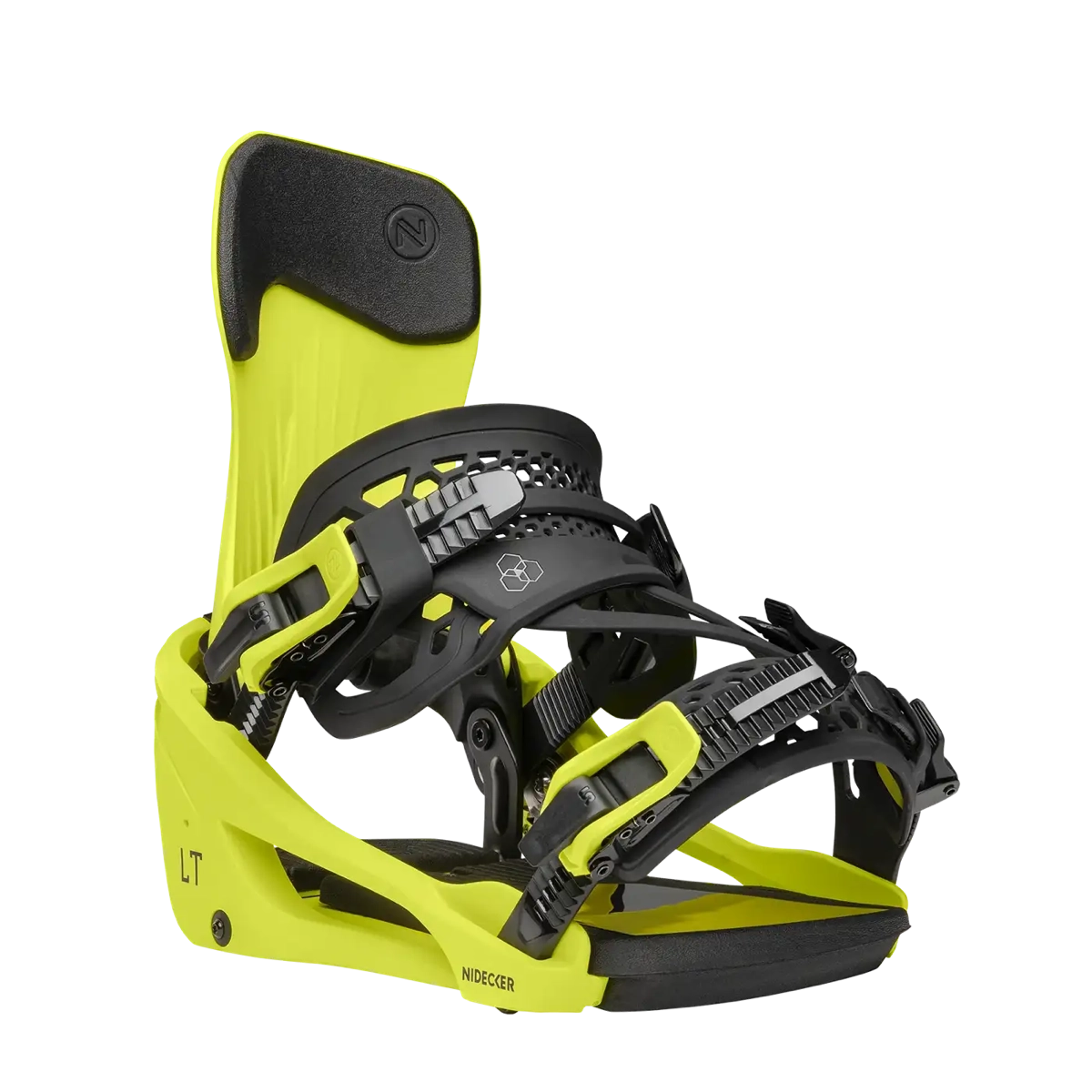 Lt Supermatic® Fixation de snowboard, fixation de ski, jaune fluo, sangles réglables, semelle intérieure, chaussure de snowboard, fixation, jaune fluo, sangle à boucle, chaussure de poudreuse