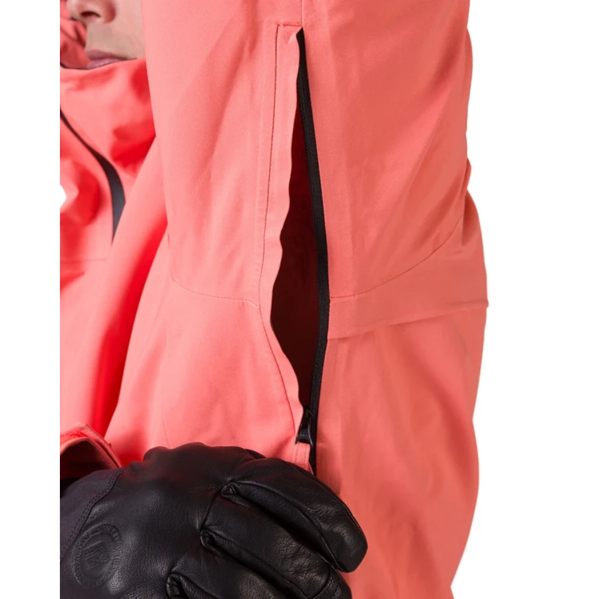 Veste imperméable, fermeture éclair, coutures aplaties, manches longues, ourlet plissé, veste imperméable, fermeture éclair, ouverture à fermeture éclair, coupe, poignets élastiqués