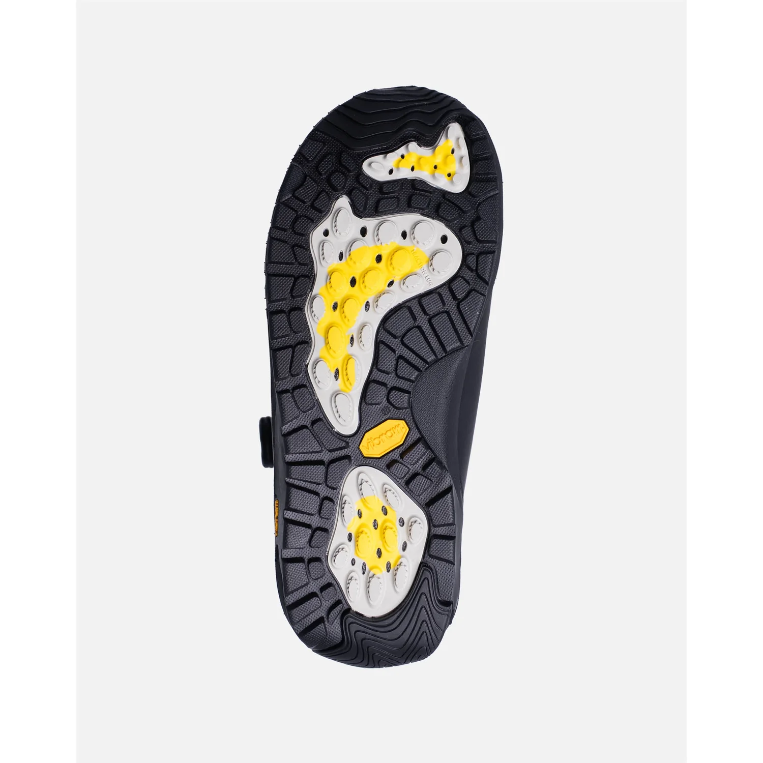 Schuhsohle, Profilsohle, Gummi, Schwarz, Gelbe Einsätze