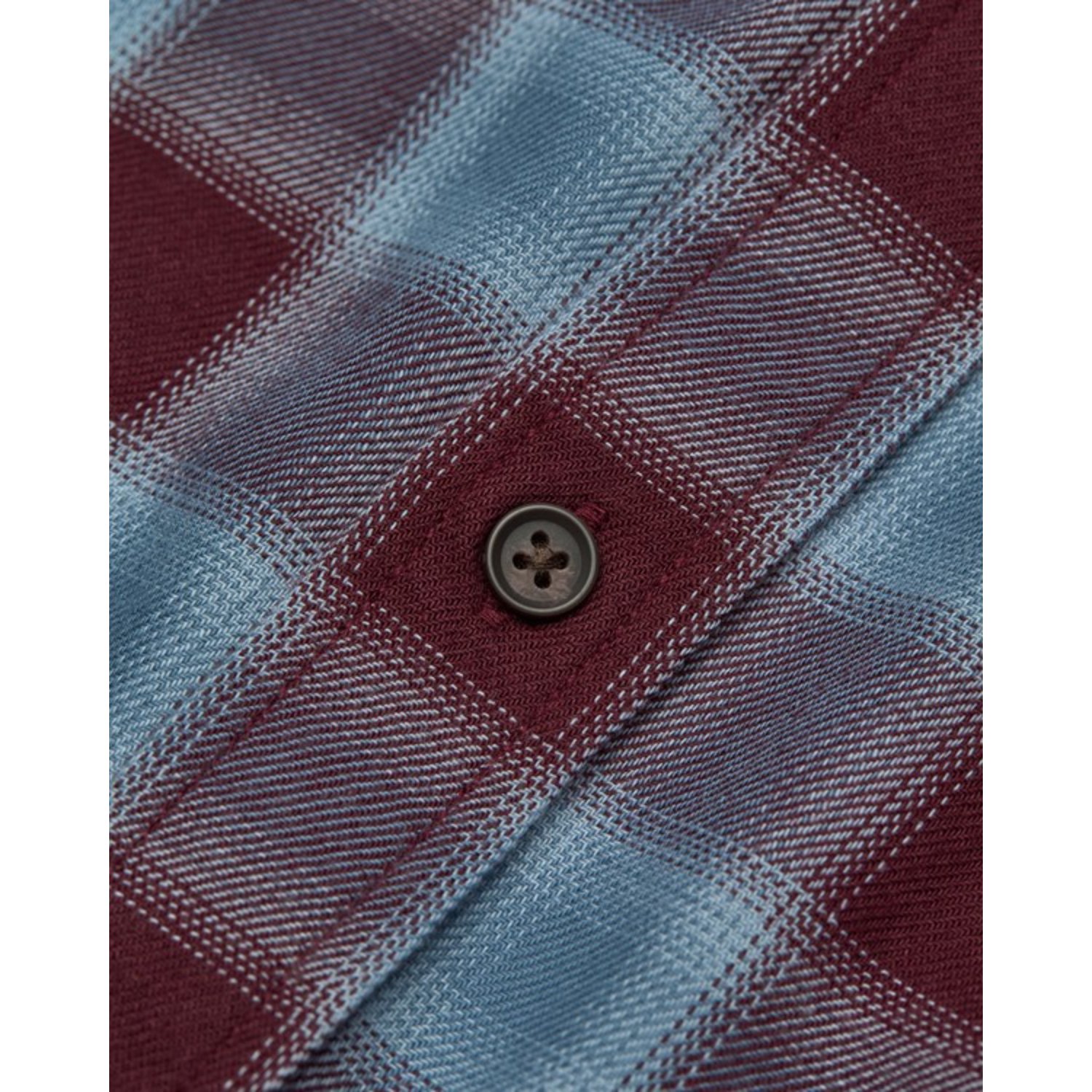 Flannel, tissu, bouton, motif à carreaux, chemise