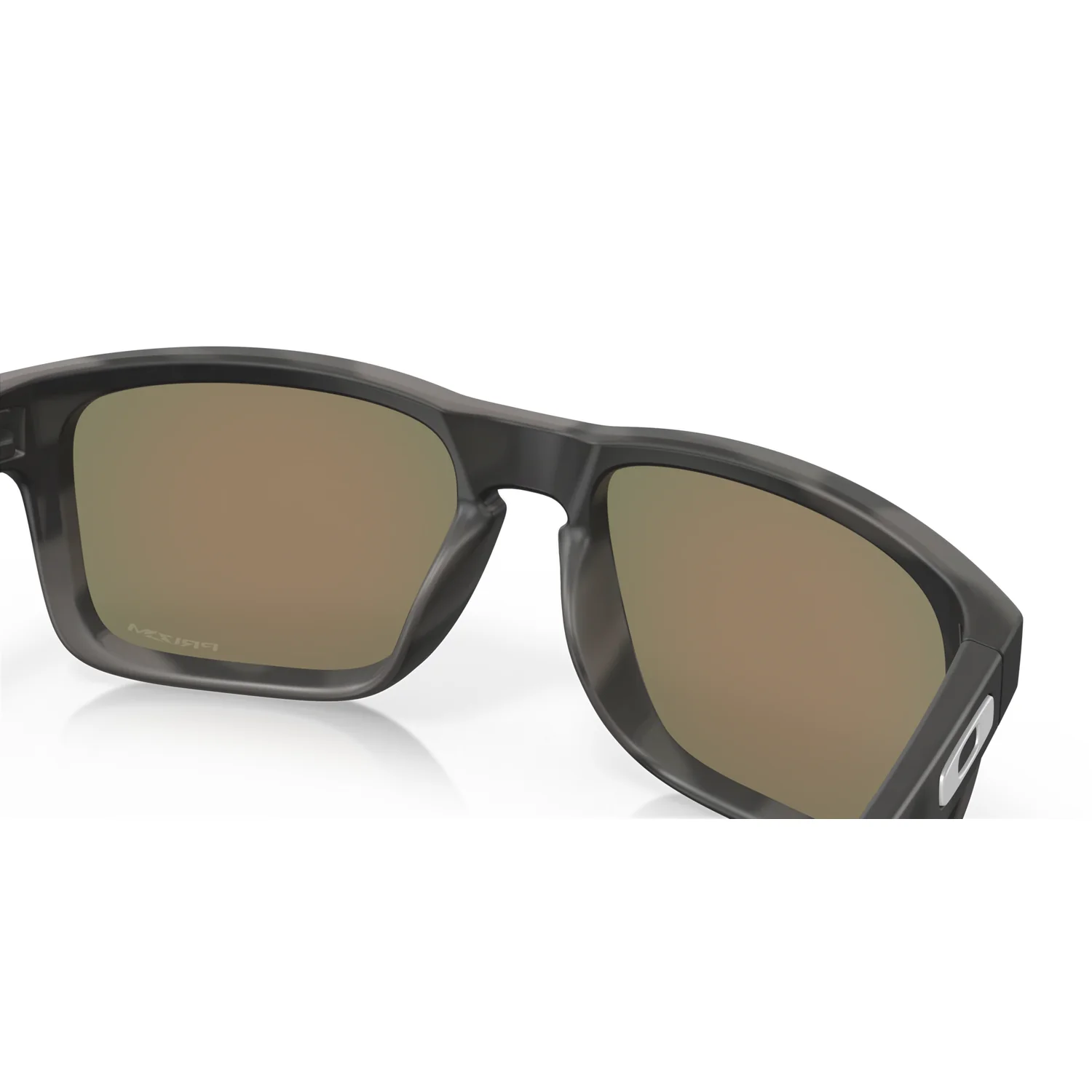 Sonnenbrille, Kunststofffassung, dunkelgrau, braune Gläser, rechteckige Gläser