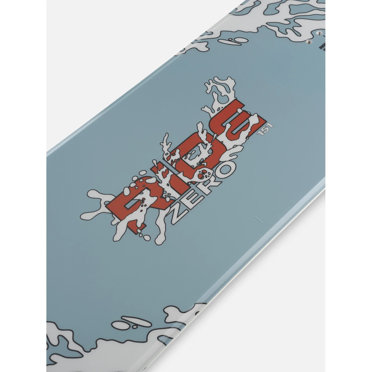 Zero Snowboard, Hellblau, Spritzmuster, 151 cm
