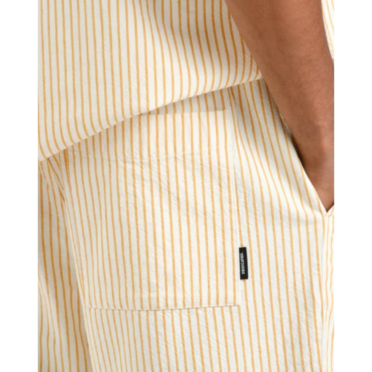 Shorts Vejle Work Dedicated Shorts Vejle Work Stripe Yellow, vue 2