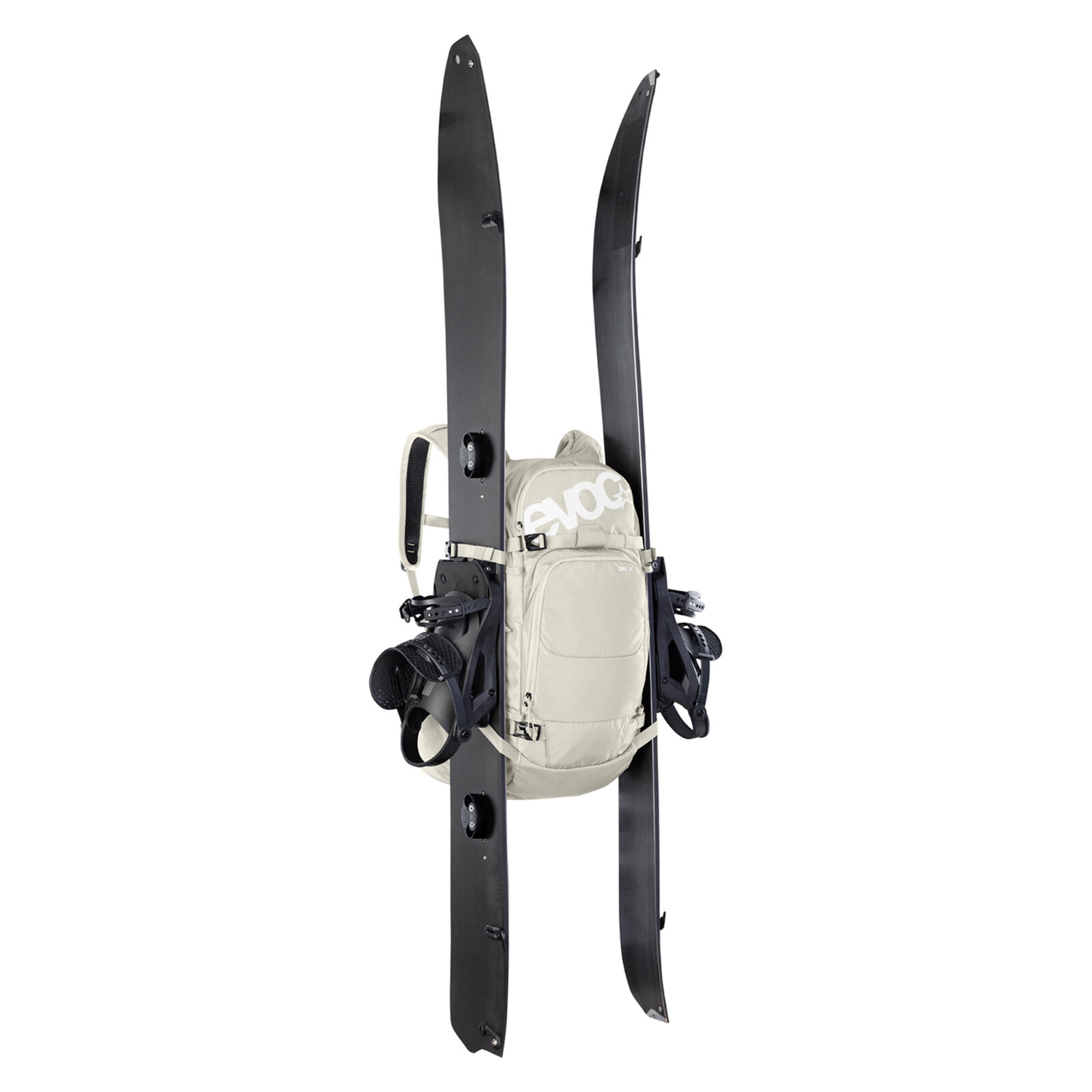 Skifahrer-Rucksack, Ski-Ski, Skigear, Beiger Rucksack, Anschlussriemen