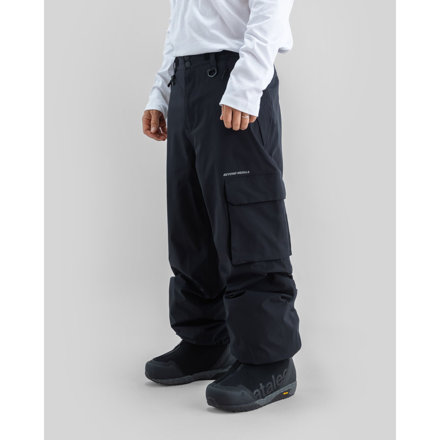Hose, Cargo, Schwarz, Wandern, Skihose