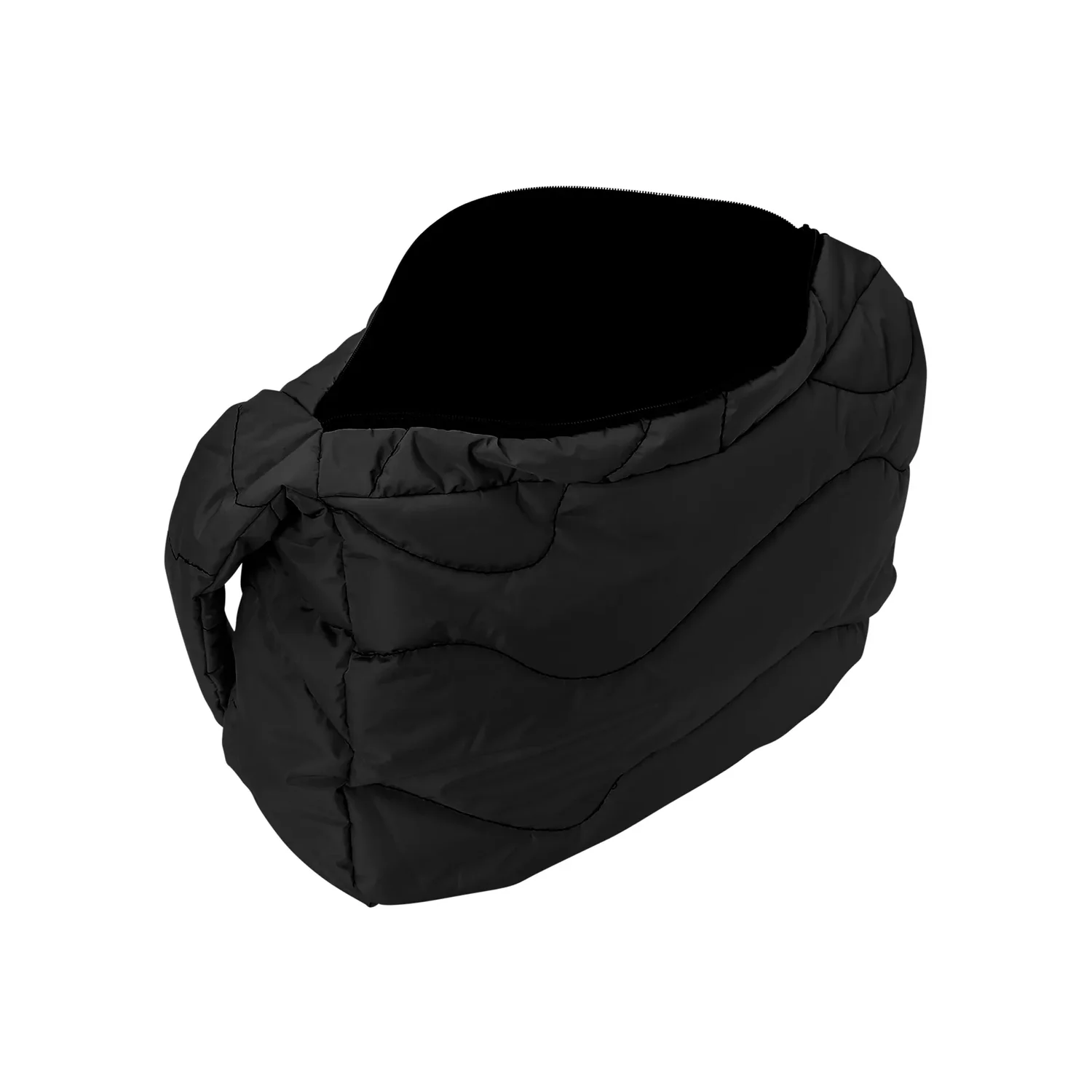 Nacelle pour bébé, nacelle pour poussette, noire, tissu matelassé