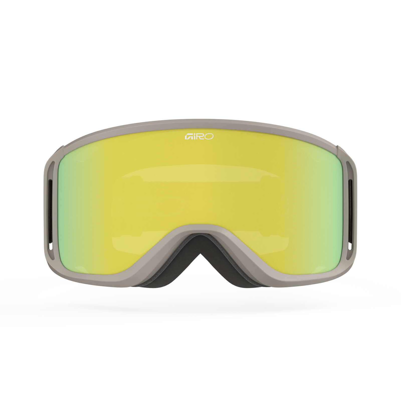 Lunettes de ski, lunettes de protection, miroir jaune, monture grise, pour porteurs de lunettes ?