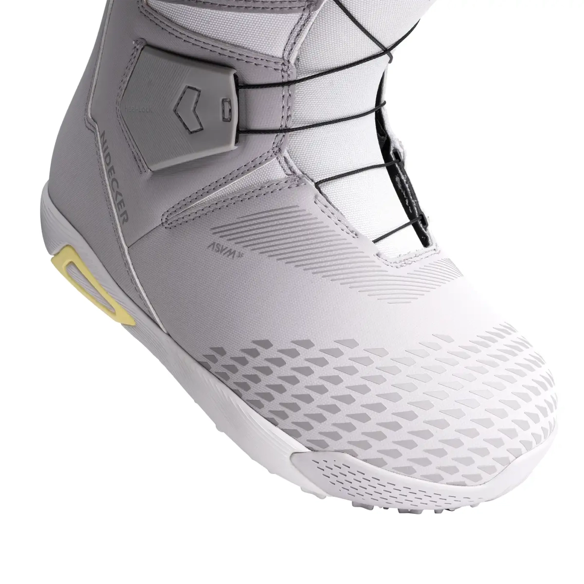 Schuh, Laufschuh, Grau, Knöchelhoch, Muster, Snowboard-Schuh, Grau, Schnürschuh, Gemusterte Zehenpartie, Grip-Sohle