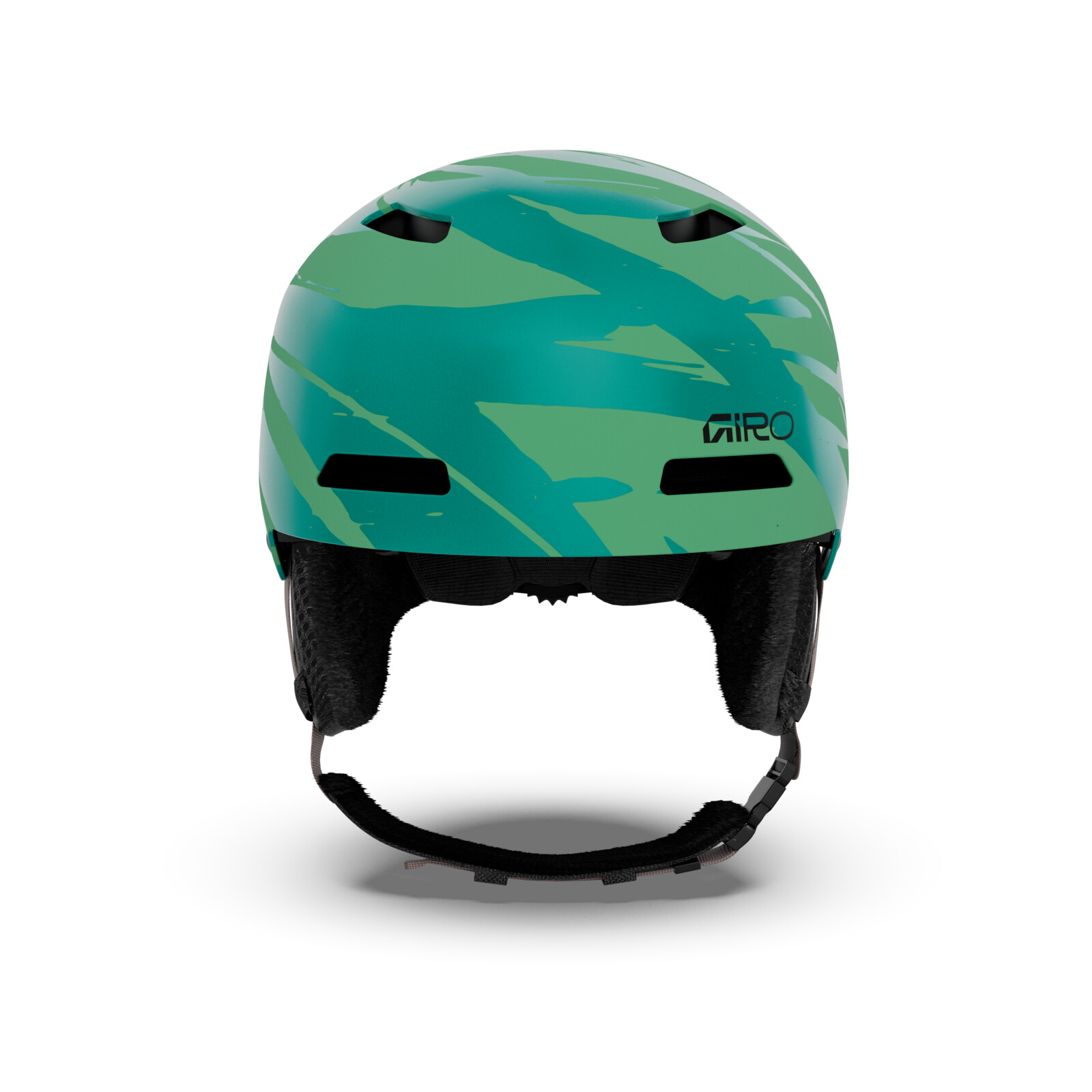 Casque Skull, camouflage vert, casque ventilé, sangle réglable, style épuré