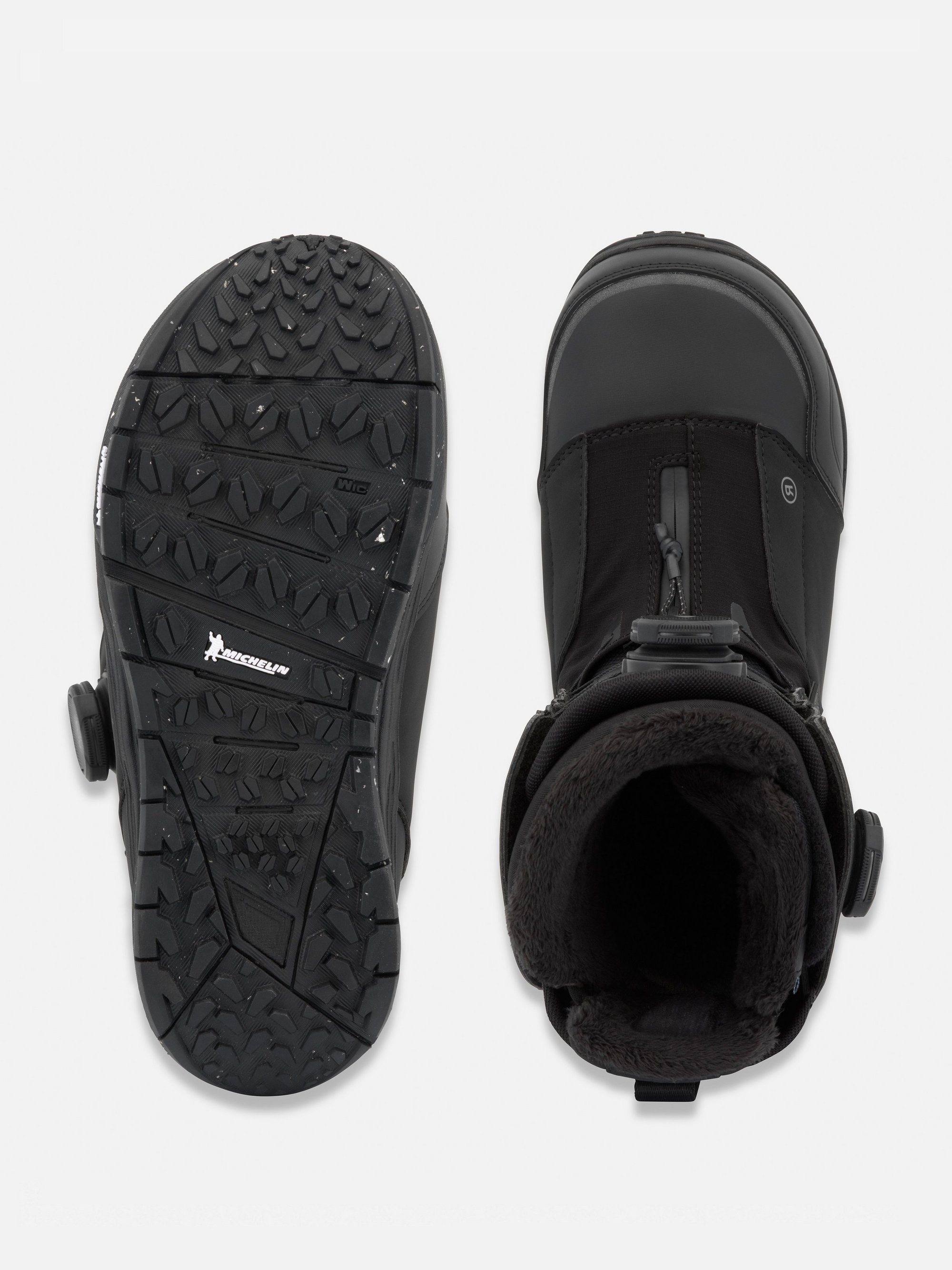 Hera Pro Chaussures, bottes d'hiver, semelle en caoutchouc, noir, doublure thermique