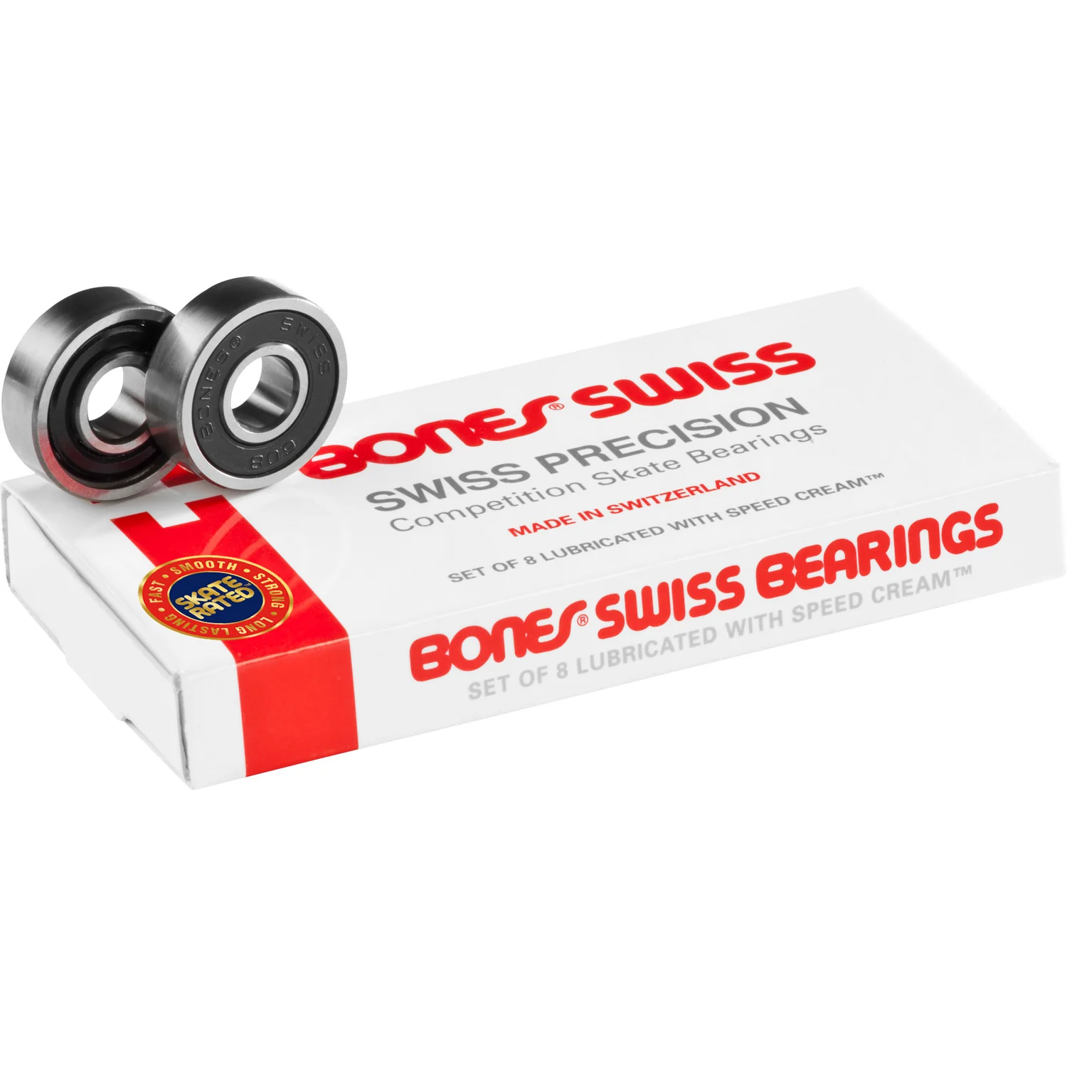 Bones Swiss Original Swiss Silver/ Black