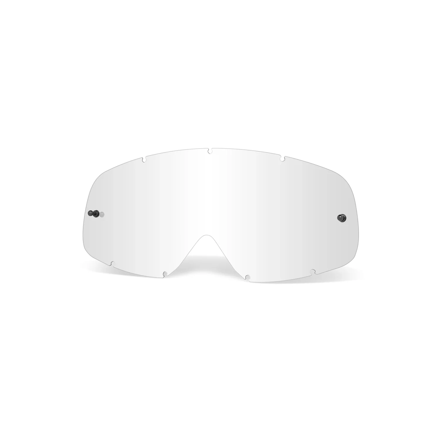 O-frame Mx Replacement Lens Schutzbrillenscheibe, transparent, Kunststoff, gewölbt, Befestigungslöcher
