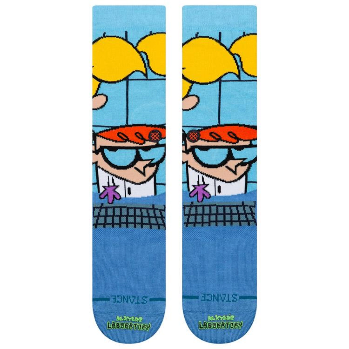 Chaussettes, chaussettes de ski, bleues, à motifs, multicolores