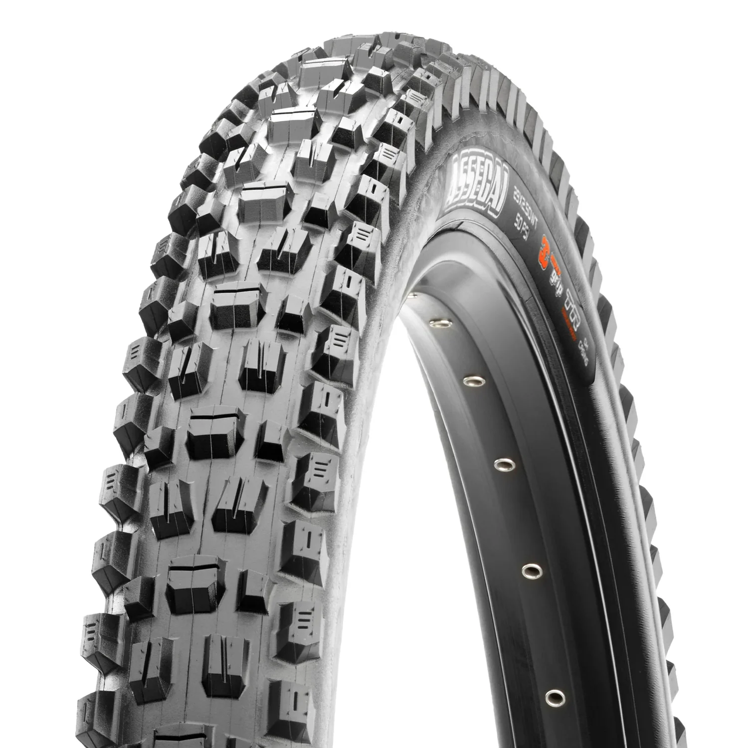 Assegai 29x2.5 WT Exo+ 3CG Fahrradreifen, Mountainbike-Reifen, Stollenprofil, schwarz, Tubeless-Ready
