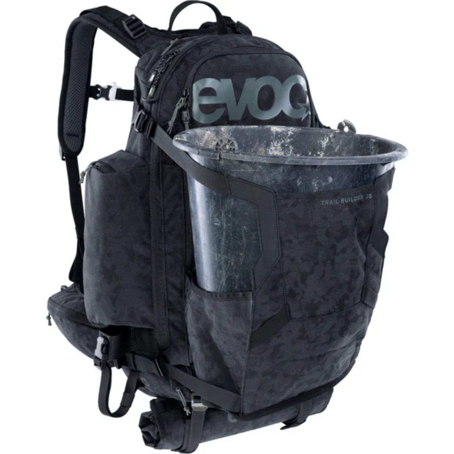 Trail Builder 35L Backpack Sac à dos, sac à dos de randonnée, compatible avec un système d'hydratation, poche avant, motif camouflage