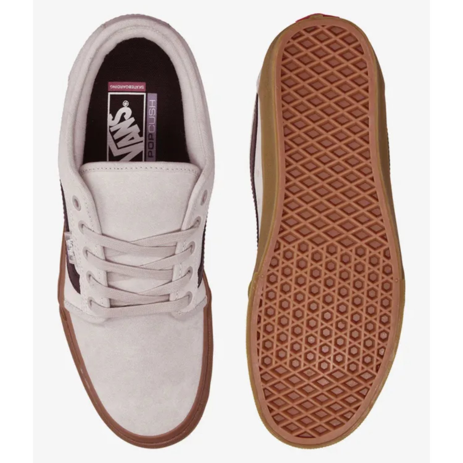 Sneaker, Low-top, Canvas, White, Gum sole