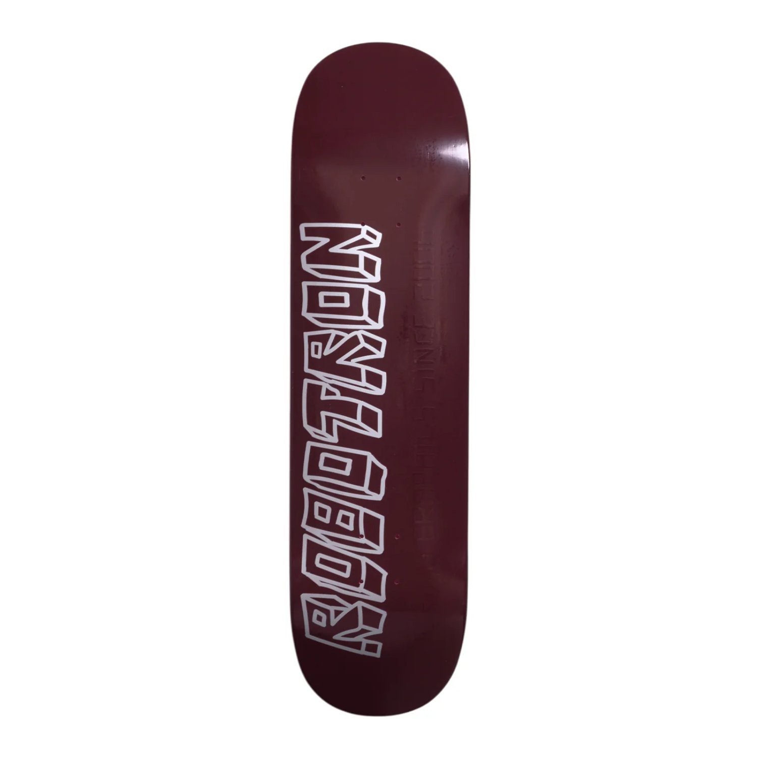 Skateboard, Deck, Maroon, Graphic, Longboard