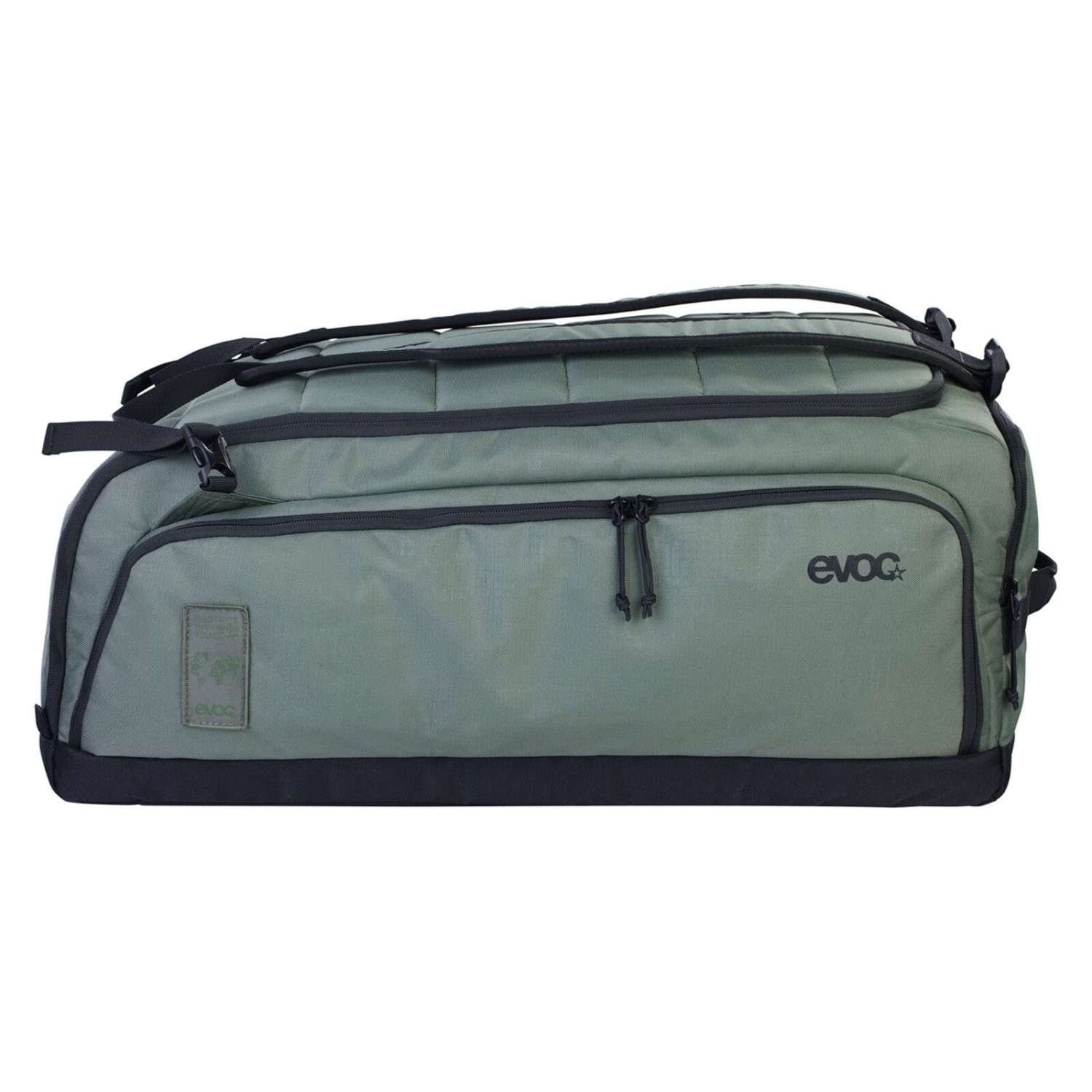 Gear Bag 55 Duffel bag, Travel bag, Olive green, Carry handles, Zippered pockets