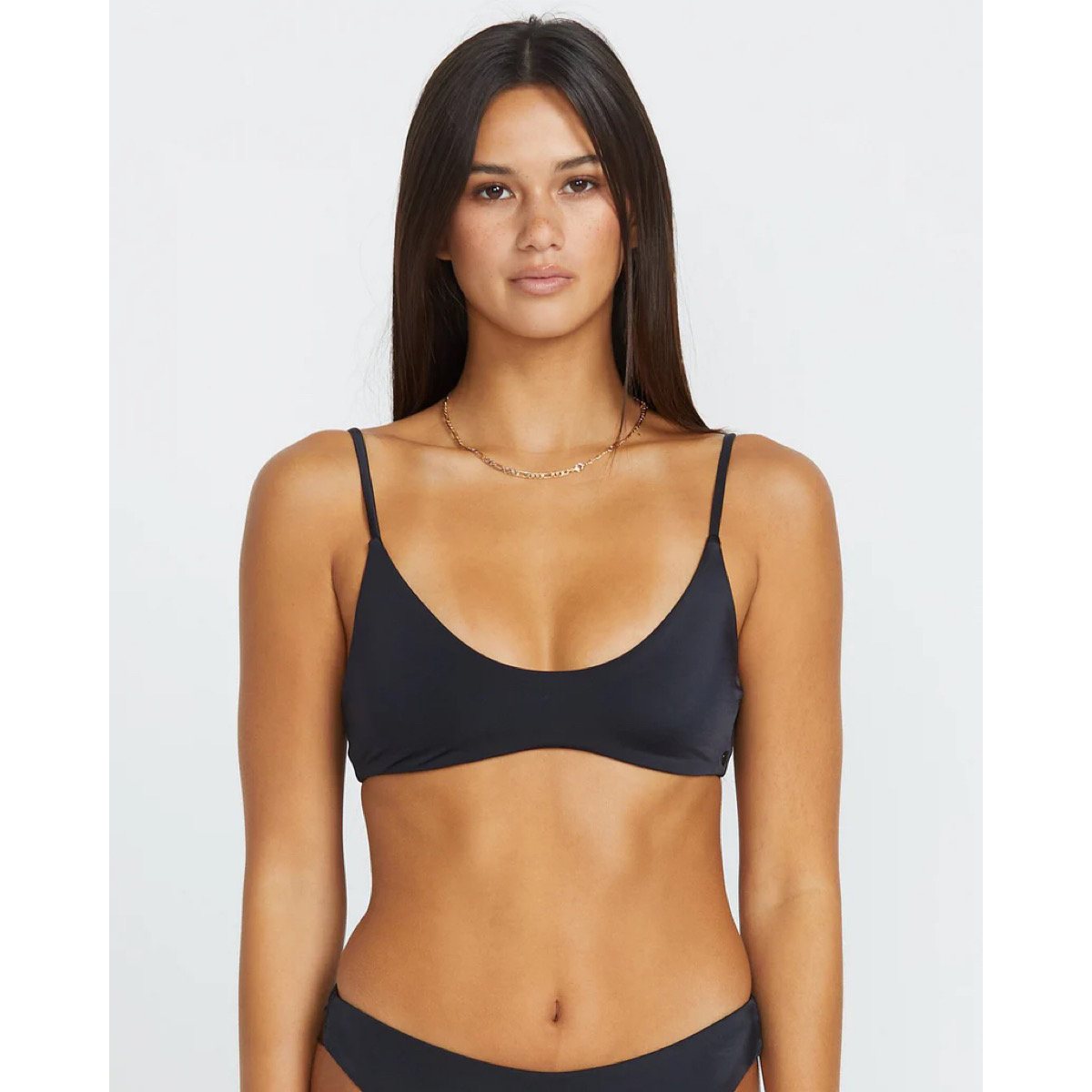 Simply Seamless Crop Volcom Simply Seamless Crop Black