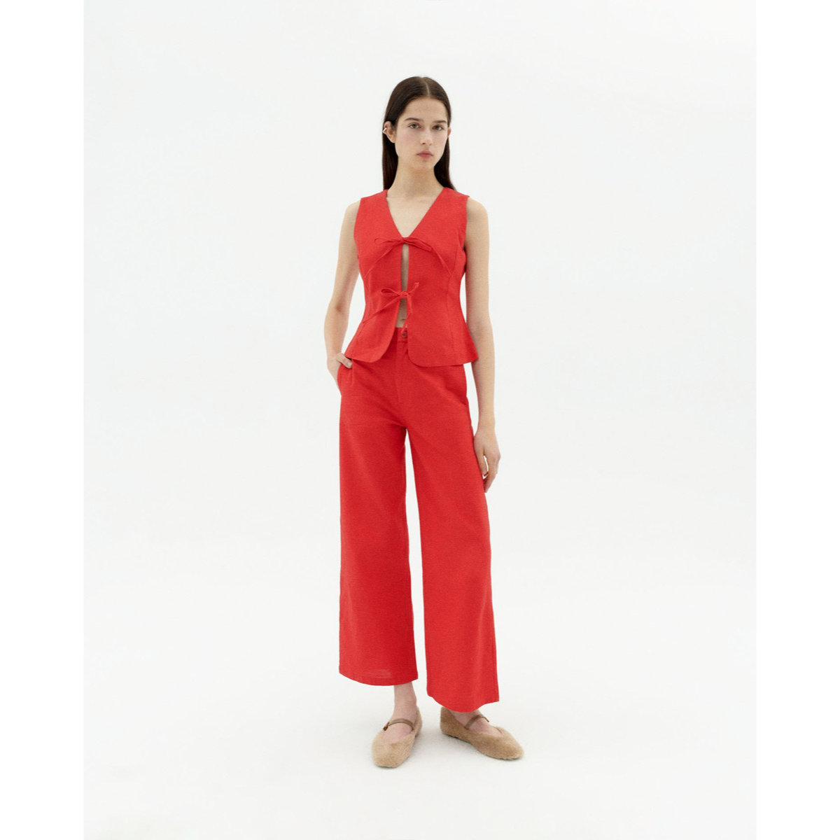 Karina Pants ThinkingMu Karina Pants Fiery Red, Ansicht 2