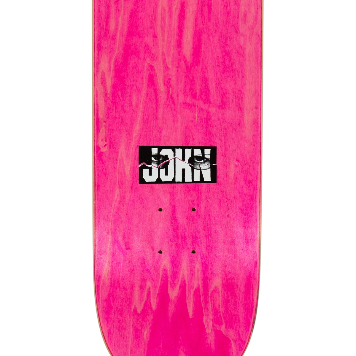 Planche de skateboard, rose, bois, grip, motif de la planche