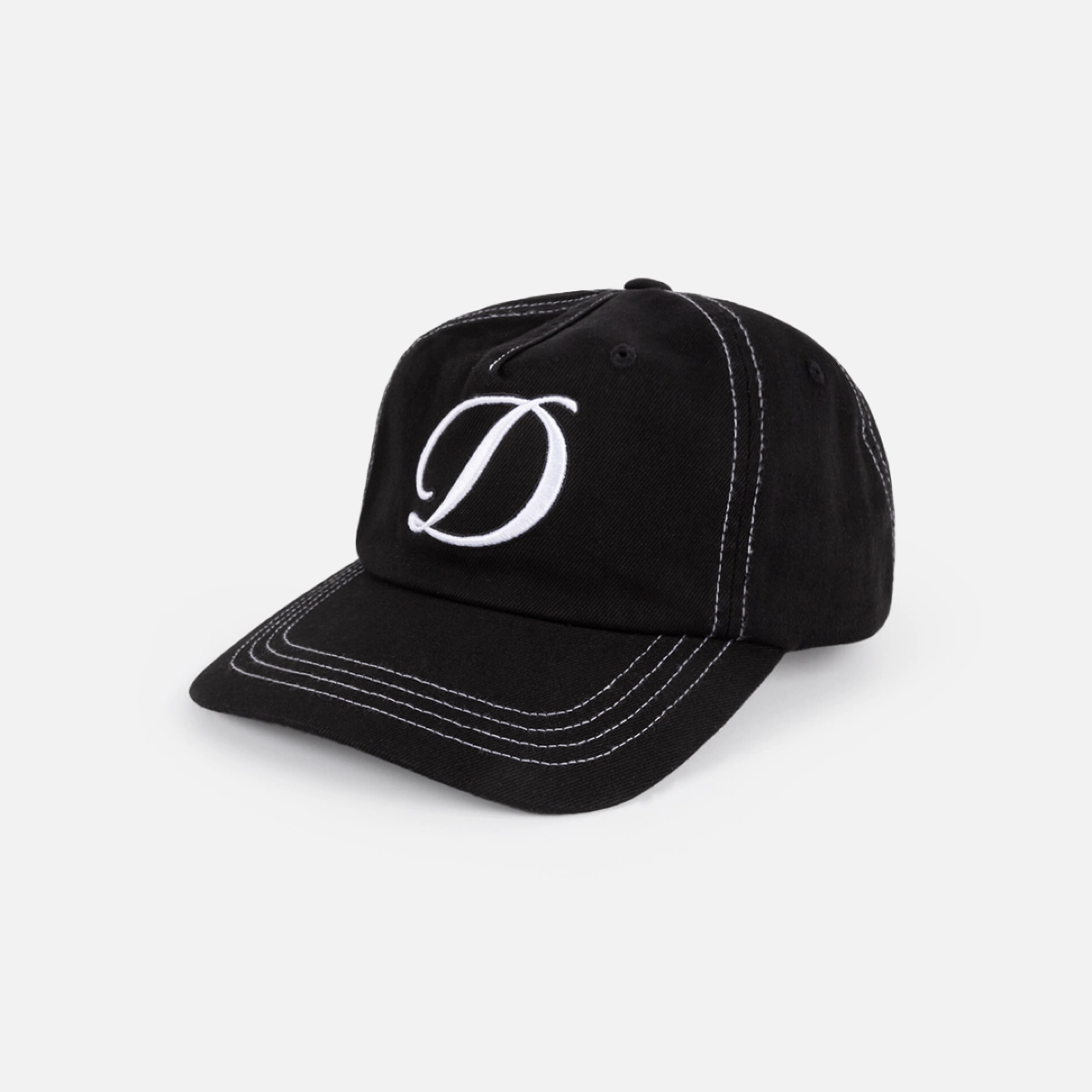 Cursive Denim Worker Cap