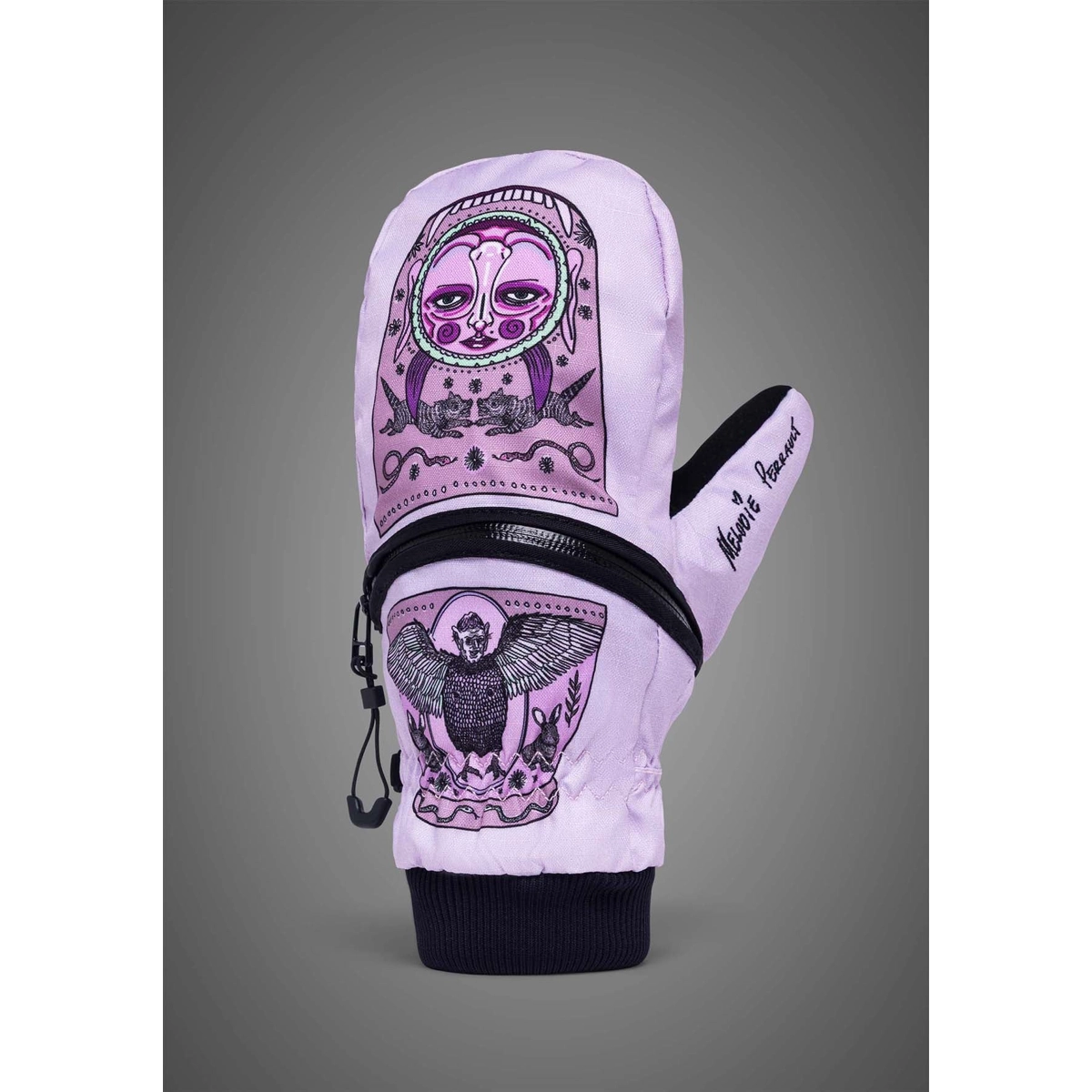 Mitten, Laufhandschuh, Damen/Unisex, Lilapurple?, Ziermotiv