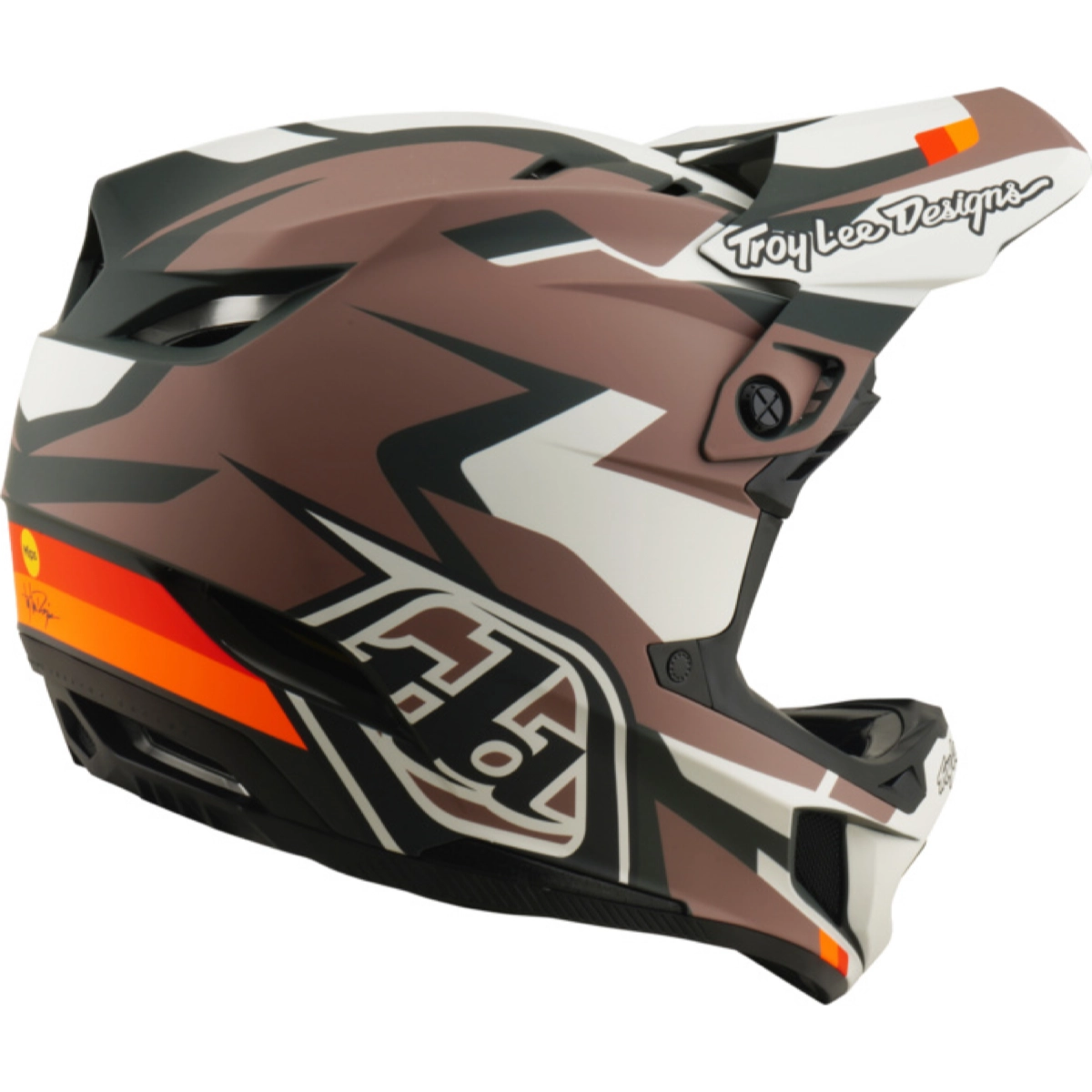 D4 Polyacrylite Helmet W/Mips Troy Lee Designs D4 Polyacrylite Helmet W/Mips Braun, Ansicht 5