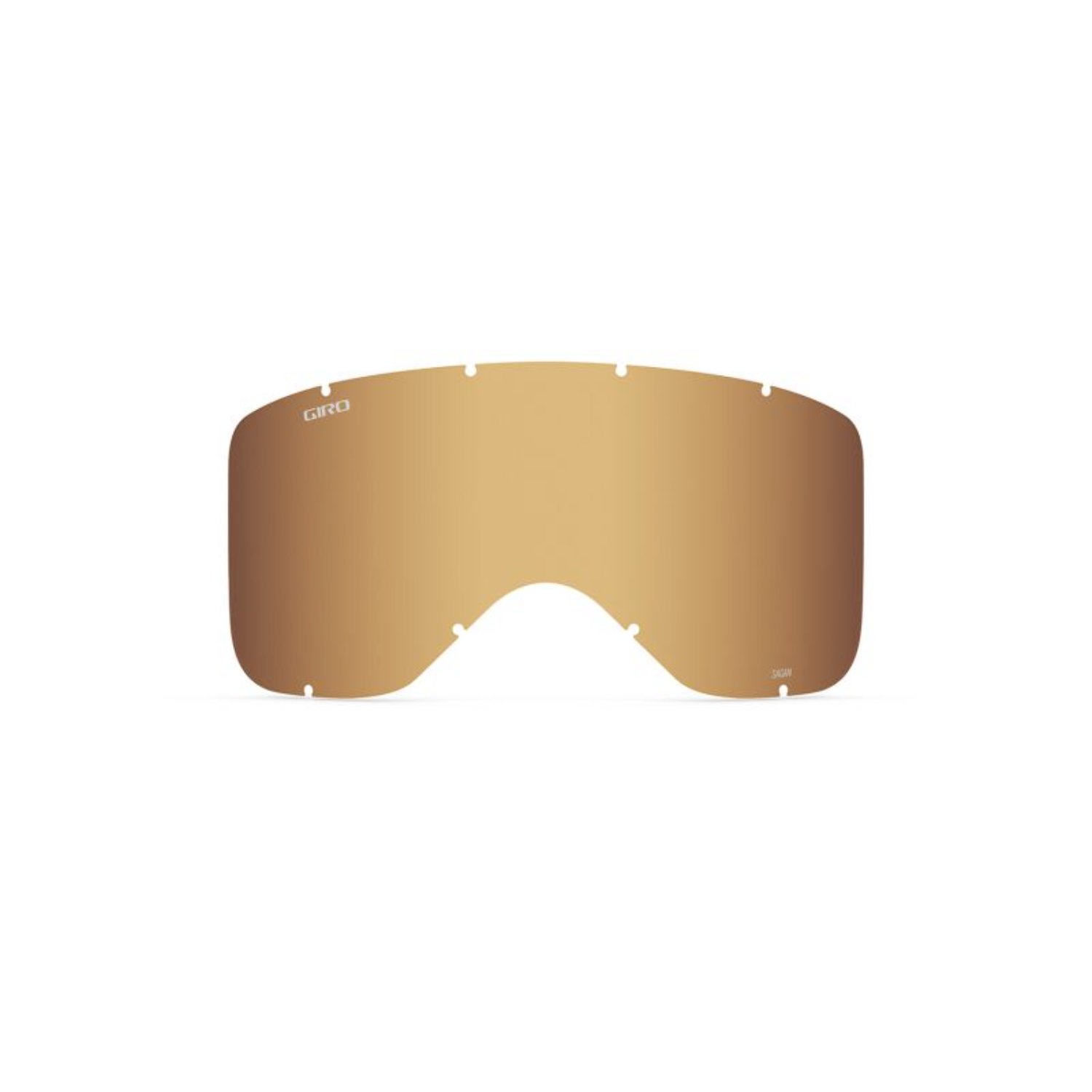 Sagen Lens Lunettes de protection, lunettes de ski, verres bronze, verres incurvés, trous d'aération