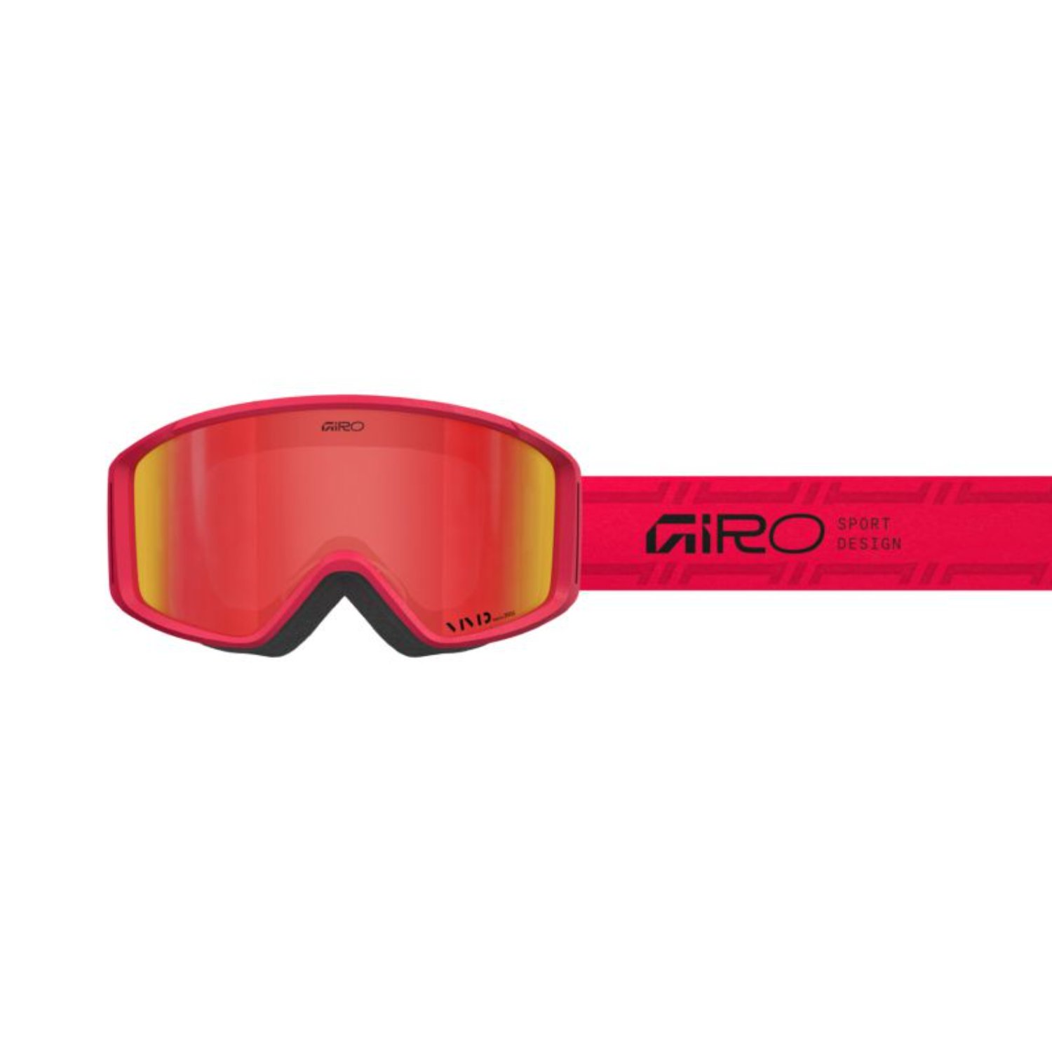 Index 2.0 Flash Goggle Goggles, Skibrille, Rote Linse, Rosa Band, Antibeschlag