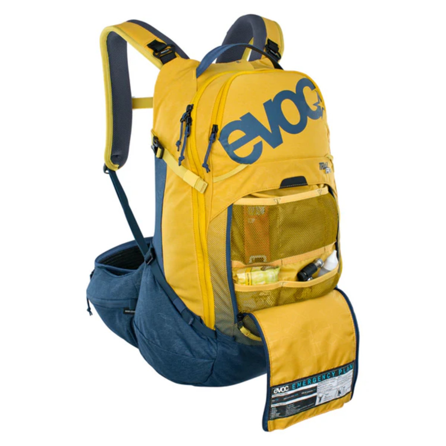 Rucksack, Outdoor, Gelb, Fachfach, Netzfach