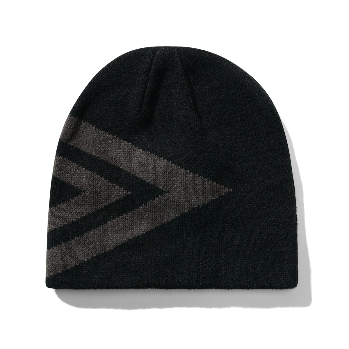 Diamond Skully Beanie Mütze, Beanie, Strick, Schwarz, Chevron-Muster, Beanie, Wintermütze, Noir, Streifenmuster, Kunstfaser