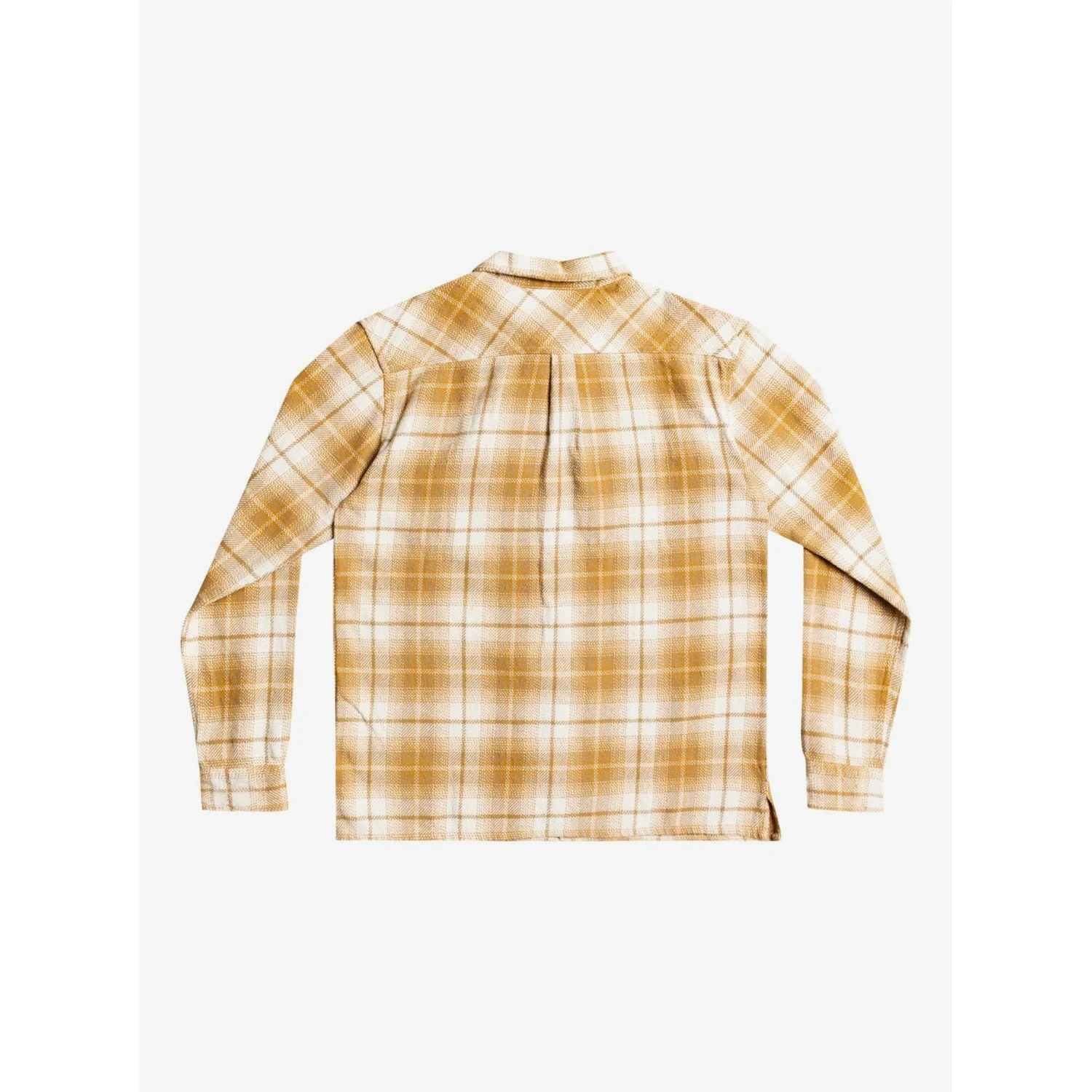 Lyneham Hemd, Langarm, Karomuster, Ockerweiß, Button-down-Kragen